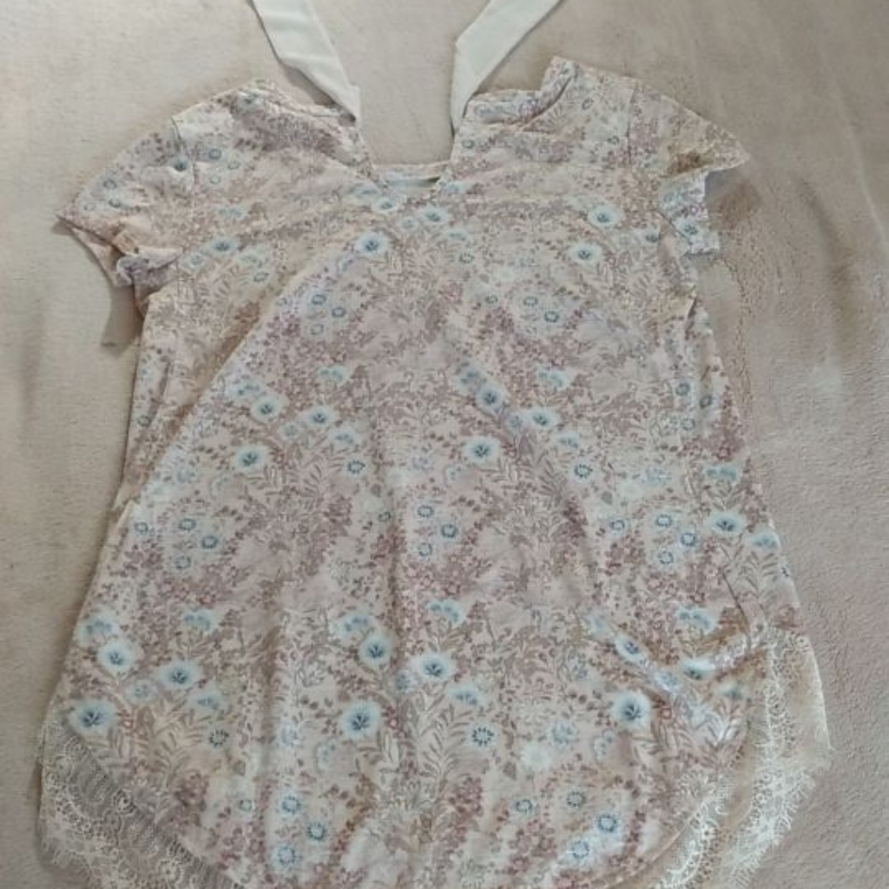 Skin tone blouse